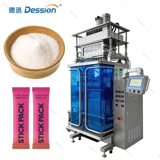 Multi-Lane Probiotic Powder Stick Pack Machine with Nitrogen Flushing